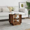 vidaXL Coffee Table Old Wood Engineered Wood Small Coffee Table Square