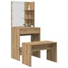 vidaXL Dressing Table Set Artisan Oak Engineered Wood Medium