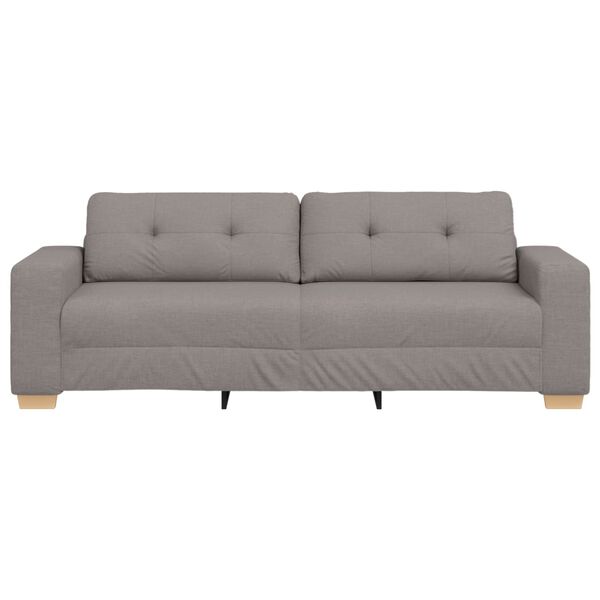 vidaXL Sofa Taupe 87.01 x 30.71 x 31.50 in Fabric