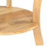 vidaXL Side Table 14.6"x14.6"x24" Solid Mango Wood