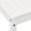 vidaXL Potting Table White Solid pine wood Medium Potting Table