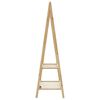 vidaXL Clothes Rack Bamboo Bamboo with a varnished finish Medium