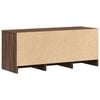vidaXL TV Cabinet Brown Oak Engineered Wood Medium TV Cabinet