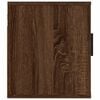 vidaXL Wall Mounted Tv Cabinet Set of 2 Brown Oak Engineered wood Medium