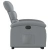 vidaXL Electric Stand Up Recliner Chair Light gray Polyester, Metal, Plywood