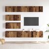 vidaXL TV Cabinet Set 6-Piece Old Wood Engineered Wood Large
