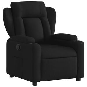 vidaXL Recliner Chair Black Fabric (100% polyester), metal, plywood Medium