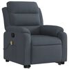 vidaXL Stand Up Massage Recliner Chair Dark gray