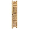 vidaXL Hand carved 3-Panel Room Divider 47.2"x65" Solid Mango Wood