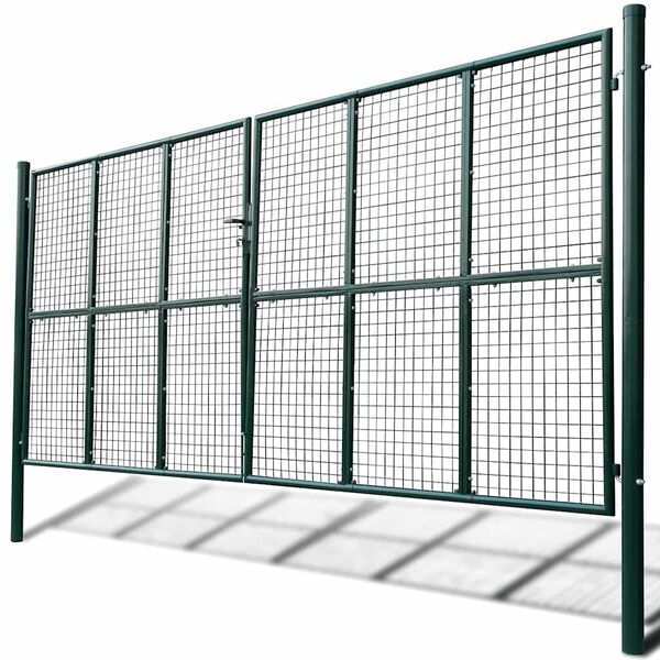 vidaXL Mesh Garden Gate 157.5x78.7"