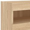 vidaXL 5 Piece TV Wall Units with LED Sonoma Oak Engineered Wood