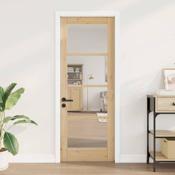 vidaXL Interior Door ORKDAL Brown 28.94 x 78.15 in
