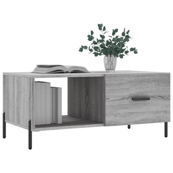 vidaXL Coffee Table Gray Sonoma Engineered wood