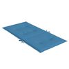 vidaXL Lowback Chair Cushion Set of 6 Melange blue 100% polyester