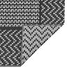 vidaXL Outdoor Rug ARAKIL Black and gray 98.4" x 118.1" PP