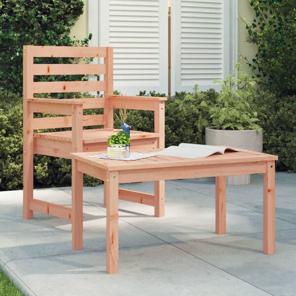 vidaXL Garden Table Brown Solid Douglas wood Durable Garden Table
