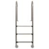 vidaXL Pool Ladder Silver Stainless Steel 304 47.2 in Ladder Pool Ladder