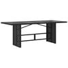 vidaXL Garden Dining Set Grey, Dark Grey