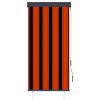 vidaXL Outdoor Roller Blind Orange and brown