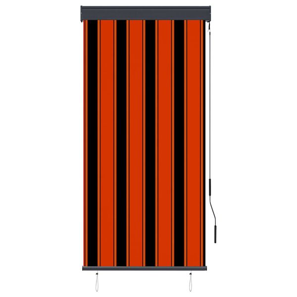 vidaXL Outdoor Roller Blind Orange and brown