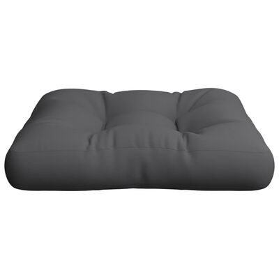 vidaXL Pallet Cushion 19.7"x19.7"x4.7" Gray Fabric