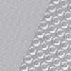 vidaXL Pool Cover Silver Thick PE film with air chambers Large