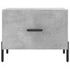 vidaXL Coffee Table Set of 2 Concrete Grey Engineered Wood 19.7 in