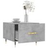 vidaXL Coffee Table Set of 2 Concrete grey Engineered wood, Iron Medium