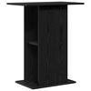vidaXL Aquarium Stand Black Oak Engineered Wood Aquarium Stand