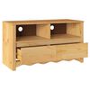 vidaXL TV Cabinet Drammen Oak 99 x 43 x 55 cm Solid Pine wood