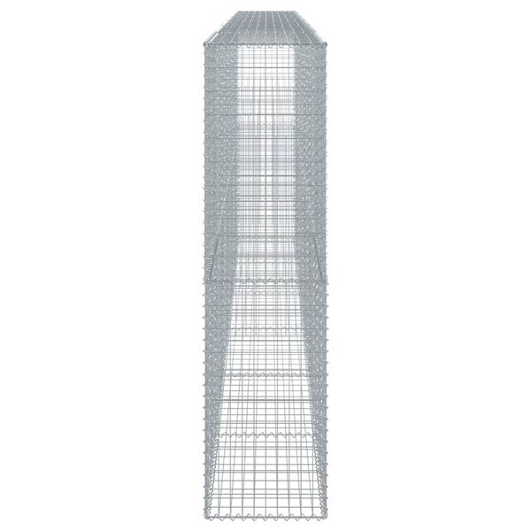 vidaXL Gabion Basket Silver Galvanized Iron Large Heavy Weight Endurance