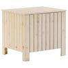vidaXL Storage Box Natural Wood Solid pine wood (untreated)