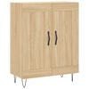 vidaXL Sideboard Sonoma oak 27.36 x 13.39 x 35.43 in