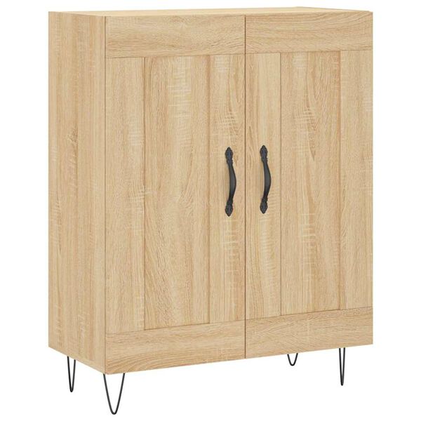 vidaXL Sideboard Sonoma oak 27.36 x 13.39 x 35.43 in