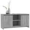 vidaXL TV Cabinet Grey Sonoma Engineered wood Medium TV Cabinet