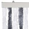 vidaXL Insect Curtain Grey and White 39.4x86.6" Chenille