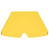 vidaXL Replacement Canopy for Garden Swing Yellow 59.1"/51.2"x41.3"/27.6"