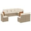 vidaXL Garden Sofa Set Beige