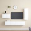 vidaXL TV Cabinet Set White Engineered wood Medium TV Cabinet Set