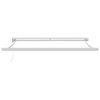 vidaXL Awning Frame White 137.80 x 98.43 in Aluminium