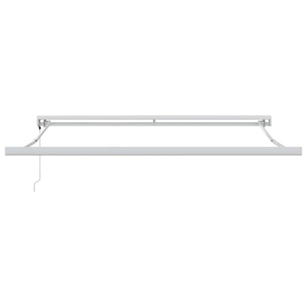 vidaXL Awning Frame White 137.80 x 98.43 in Aluminium