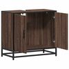 vidaXL Bathroom Sink Cabinet brown oak 25.59 x 12.99 x 23.62 in
