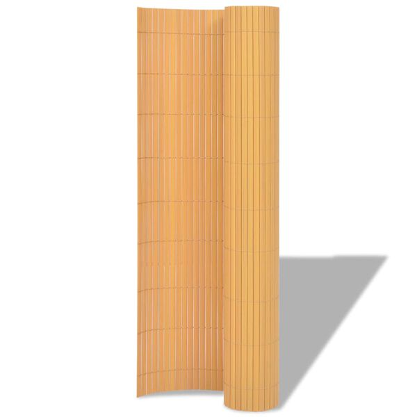 vidaXL Garden Fence Yellow 59.06 x 118.11 in PVC