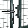 vidaXL Double Door Fence Gate 118.1x59.1" Powder-Coated Steel