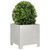 vidaXL Garden Planter Stainless Steel 11.8 x 11.8 in Durable Planter