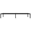 vidaXL Metal Bed Frame without Mattress Black 39.4"x78.7"
