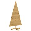 vidaXL Christmas Trees with Stand Brown 47.2" Solid pine wood