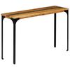 vidaXL Console Table Multicolour Reclaimed wood, Powder-coated steel