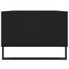 vidaXL Coffee Table Black Engineered wood and metal Medium Coffee Table
