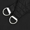vidaXL Sunshade Sail Oxford Fabric Square 23.0x23.0' Black